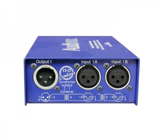 Combiner Audio Signal 2 in 1 ISO Combiner ARX